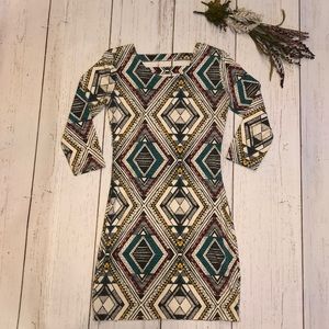 Billabong Aztec printed dress